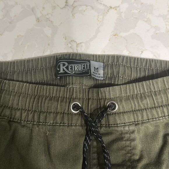 Retrofit Men’s Green Joggers - Picture 7 of 8
